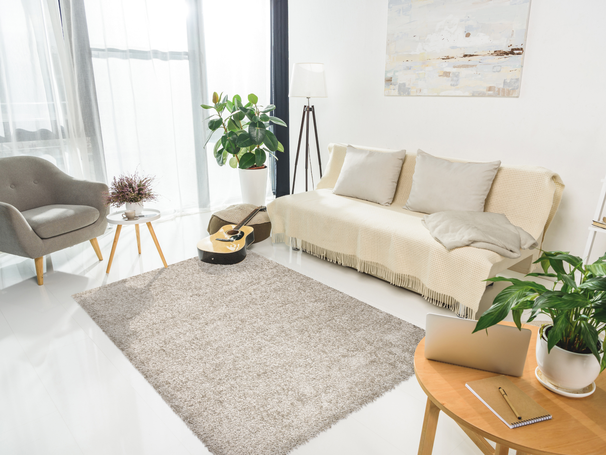 Luanda Hochflor Shaggy Teppich – 30 mm Höhe & Ultra Weich