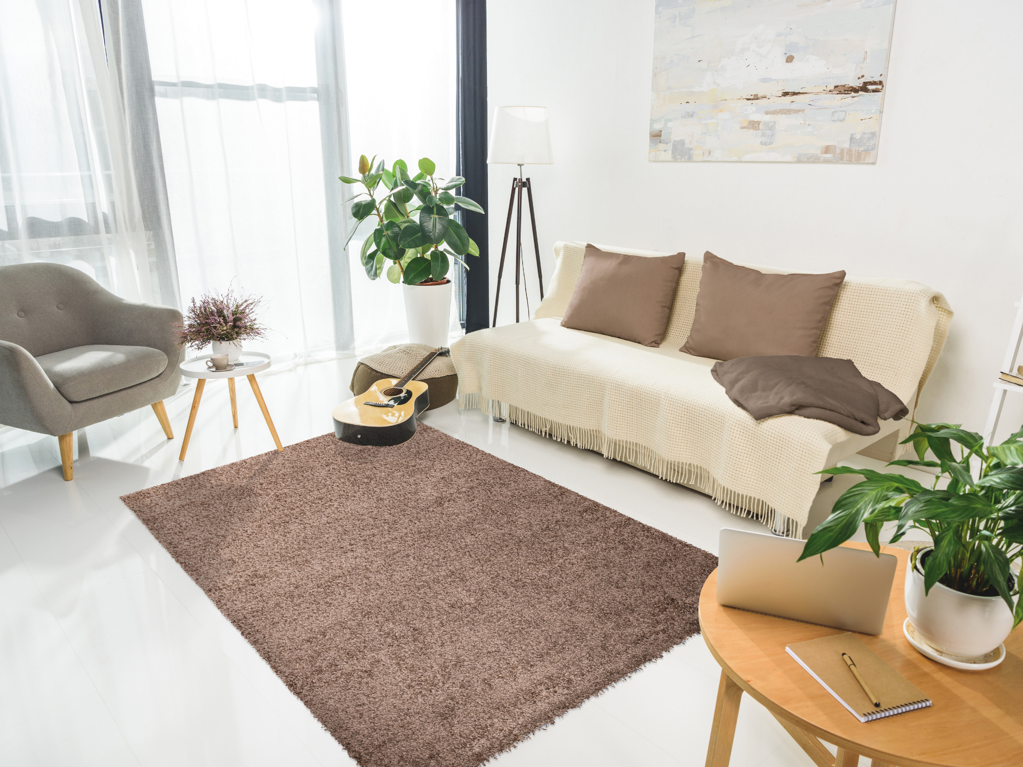 Luanda Hochflor Shaggy Teppich – 30 mm Höhe & Ultra Weich