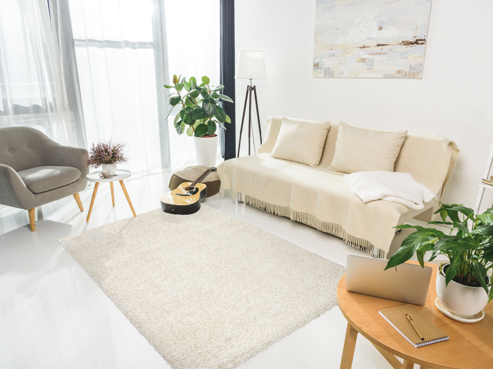 Luanda Hochflor Shaggy Teppich – 30 mm Höhe & Ultra Weich