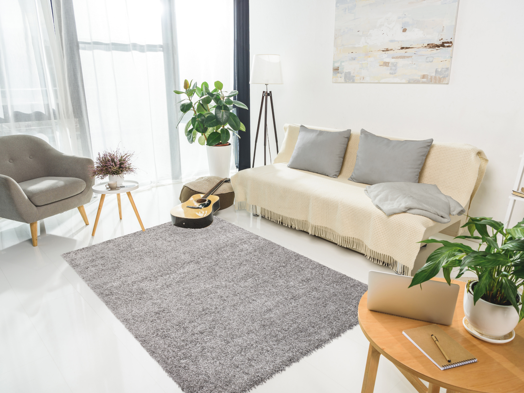 Luanda Hochflor Shaggy Teppich – 30 mm Höhe & Ultra Weich