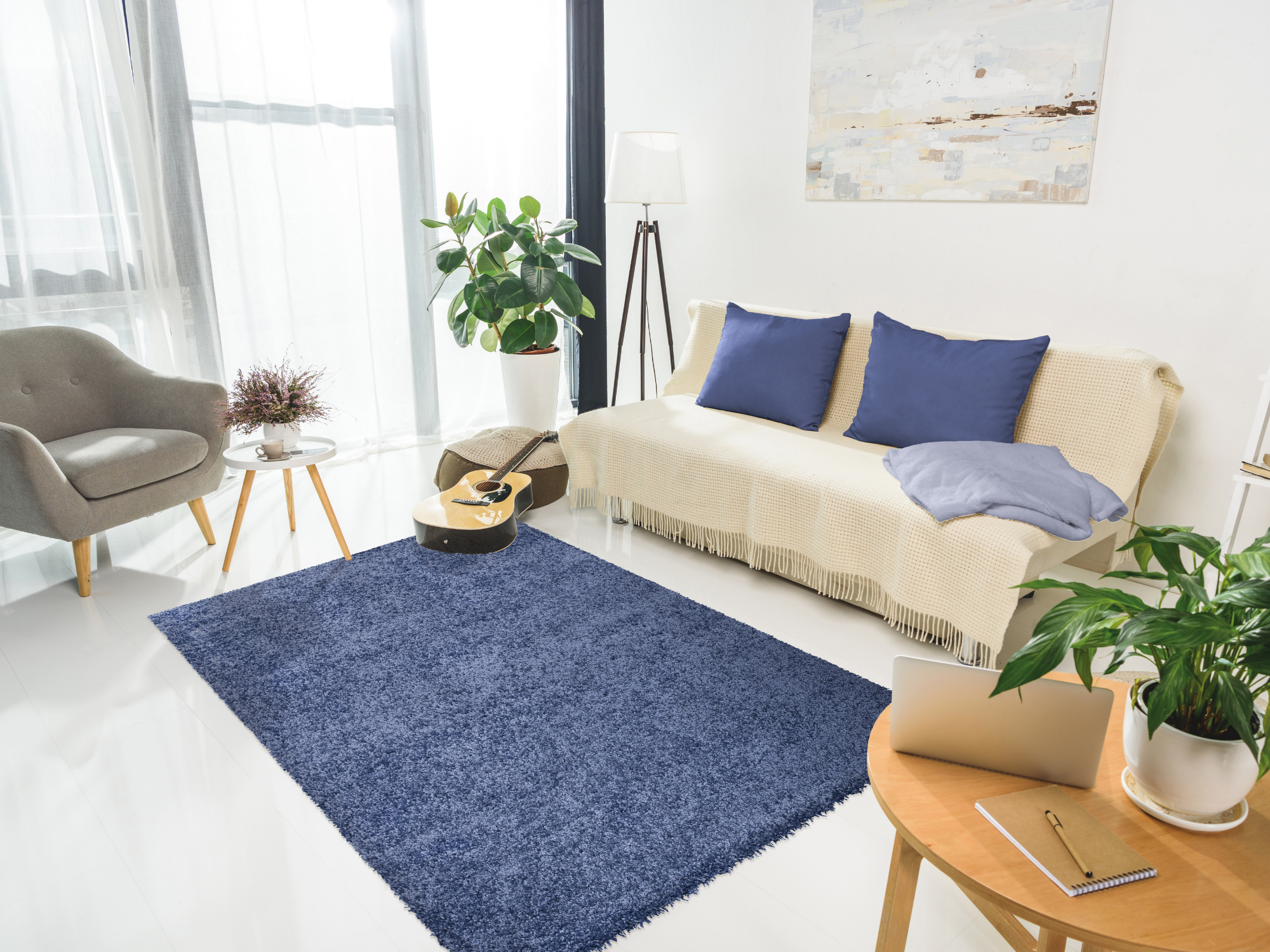 Luanda Hochflor Shaggy Teppich – 30 mm Höhe & Ultra Weich