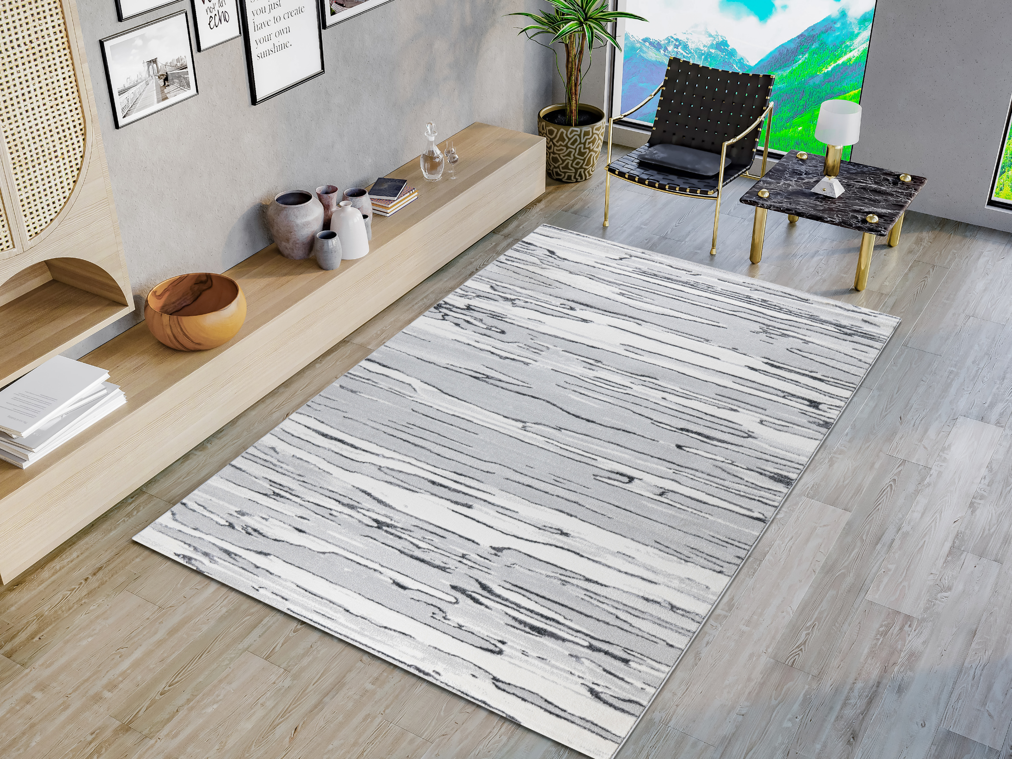 Sofia Moderner Kurzflorteppich