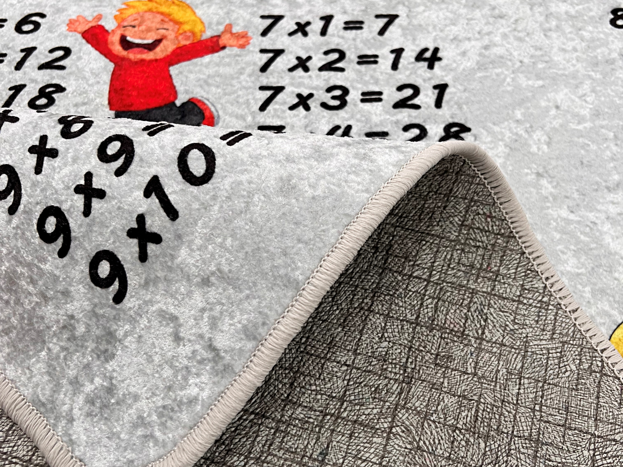 Kinderteppich Zahlen Waschbar