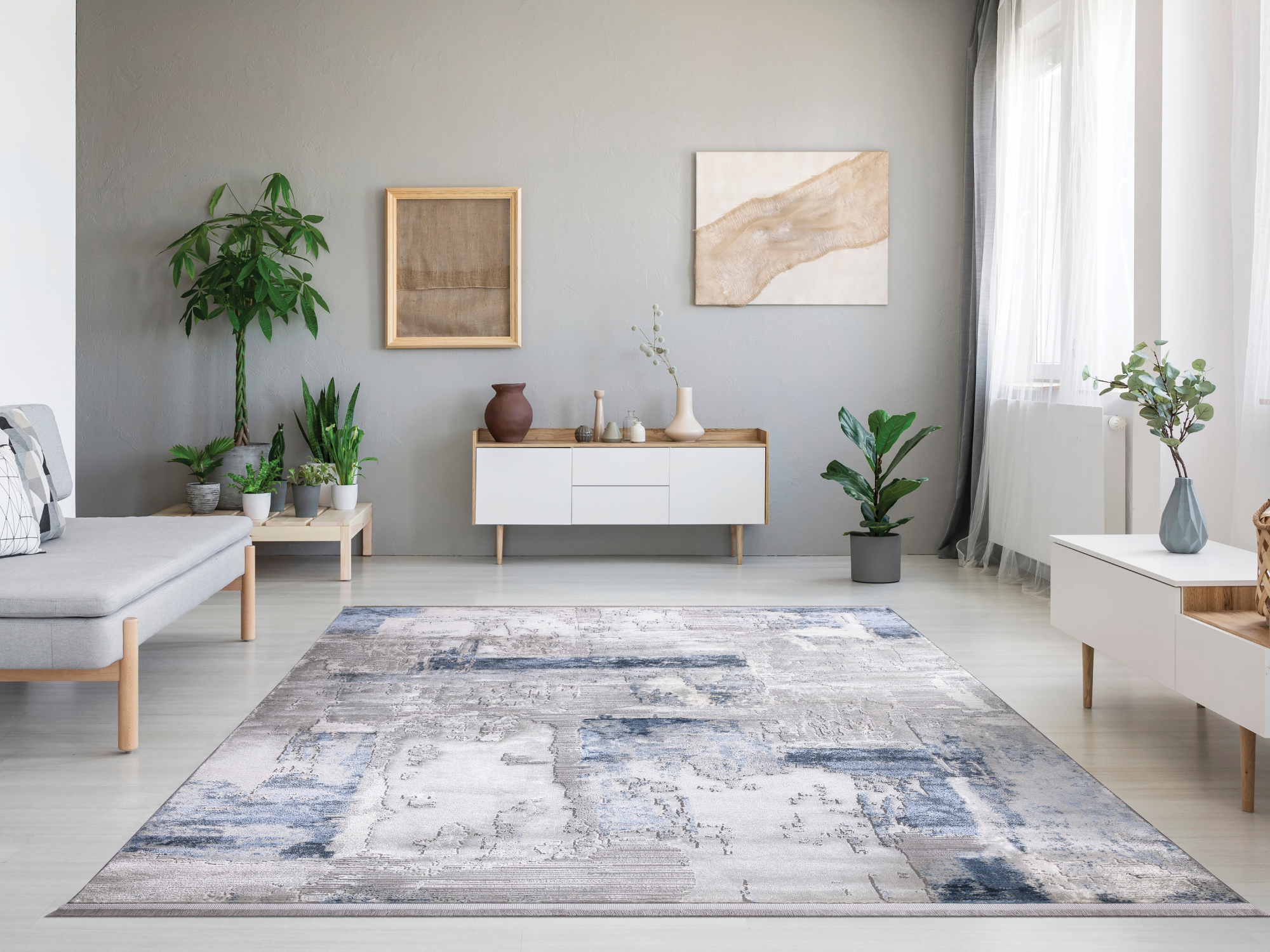 Patras Rechteckiger Teppich – Weich & Bequem