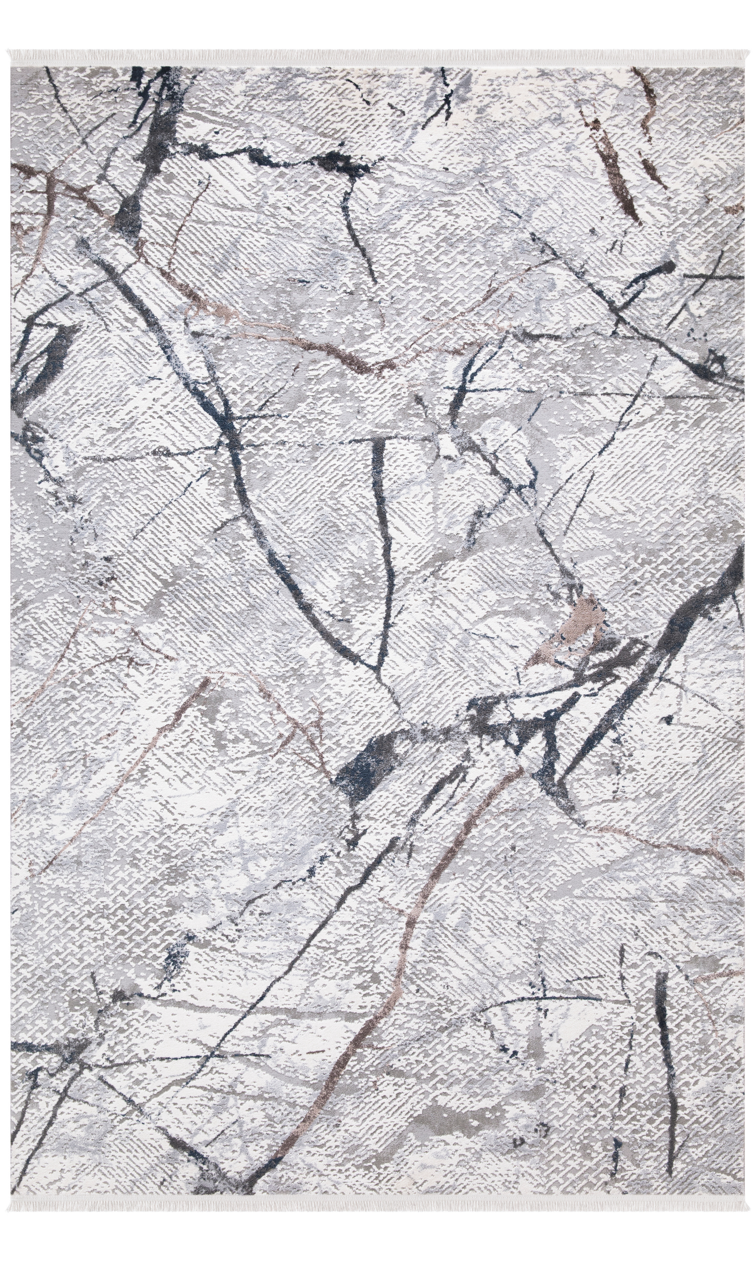 Rom Marmor gemusterter Vintage Kurzflorteppich