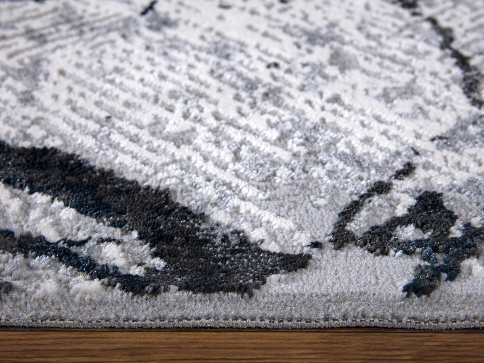 Rom Marmor gemusterter Vintage Kurzflorteppich