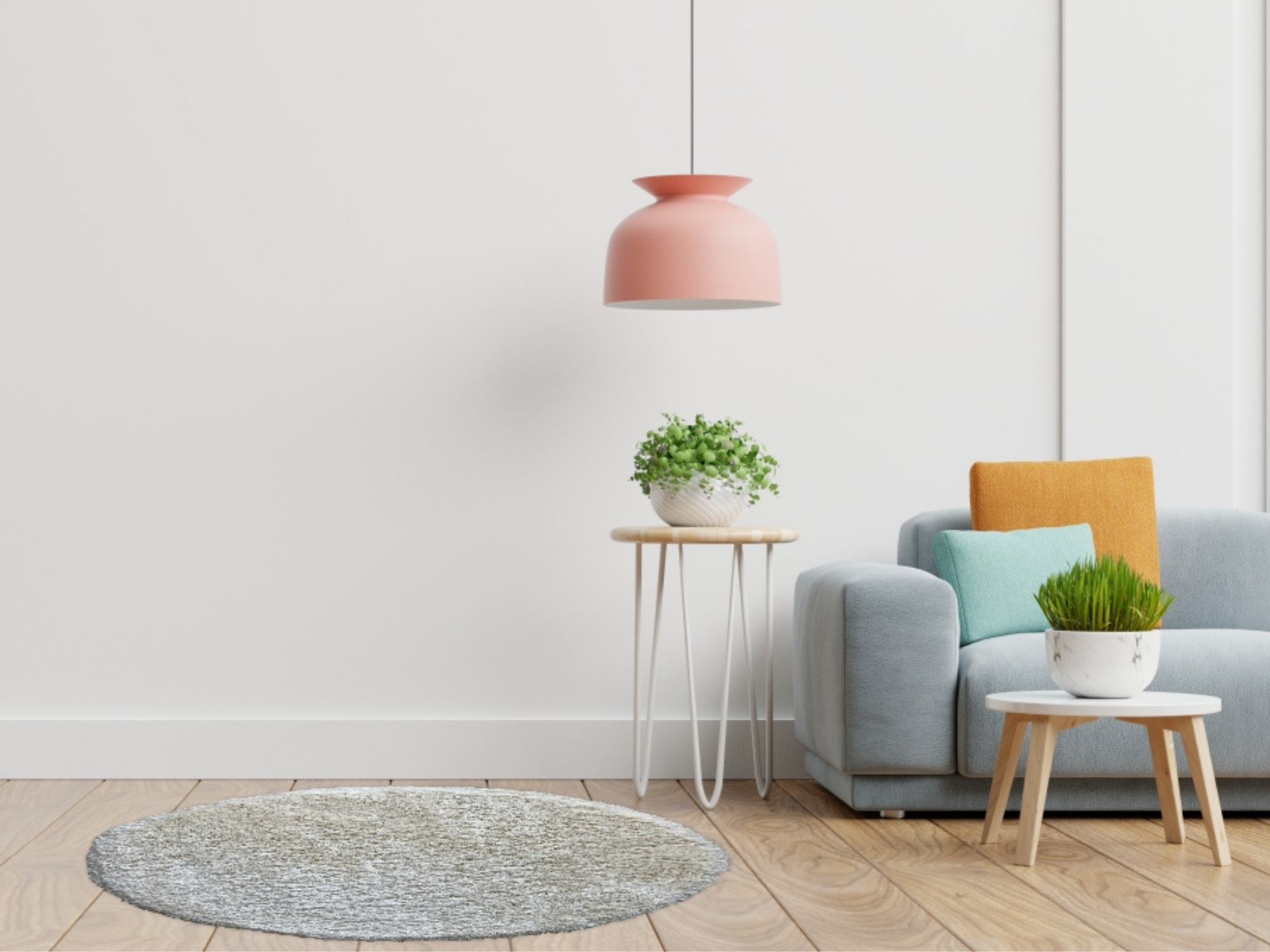 Malaga Shaggy Teppich – Flauschig & Gemütlich Rund