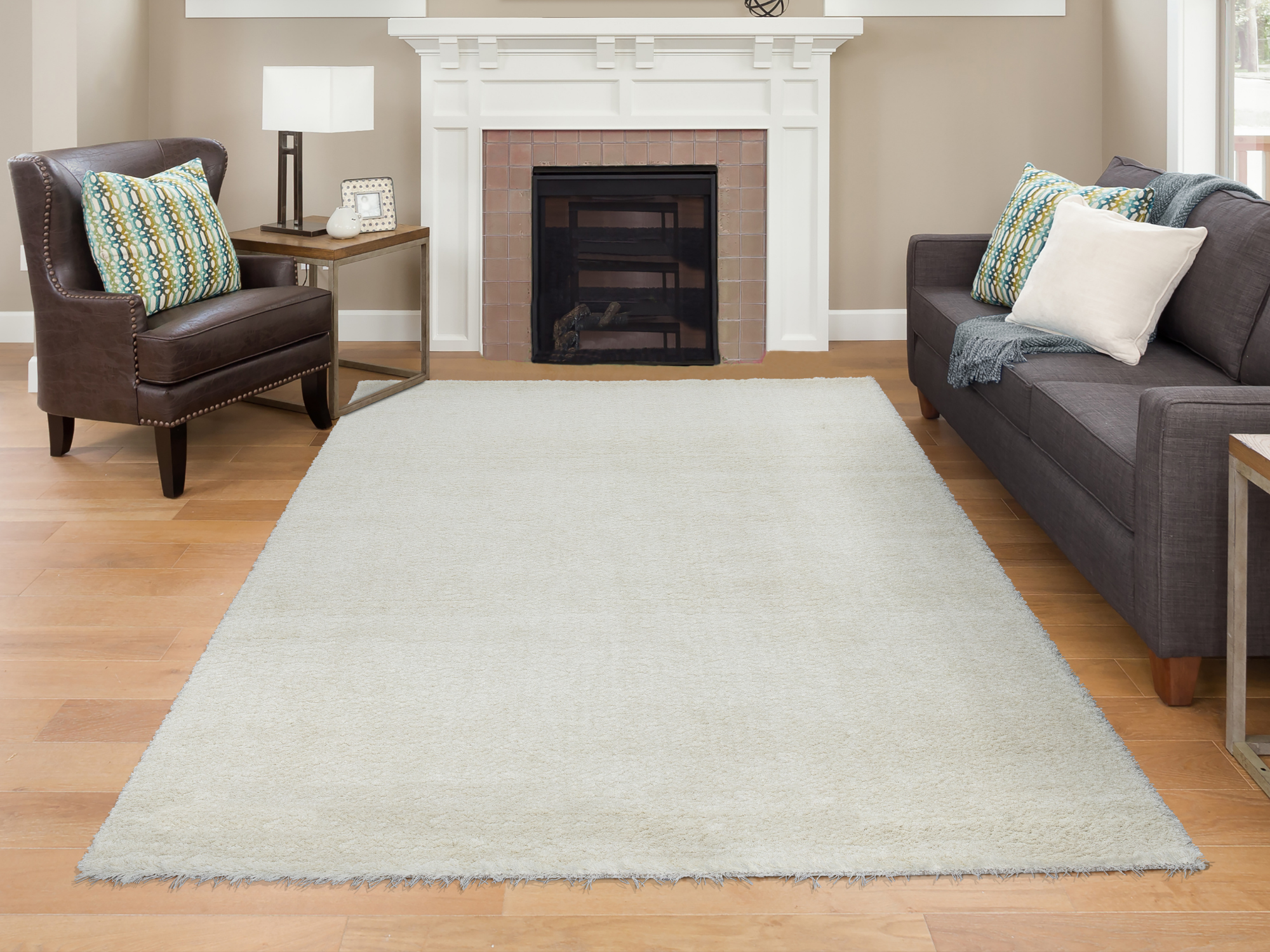 Malaga Shaggy Teppich – Flauschig & Gemütlich